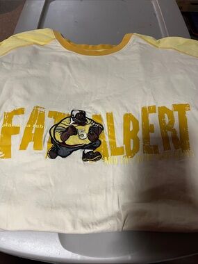Yellow Graphic 'Fat Albert' Tee Sz 6X